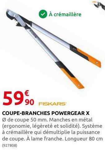 Coupe-branches Powergear X Fiskars