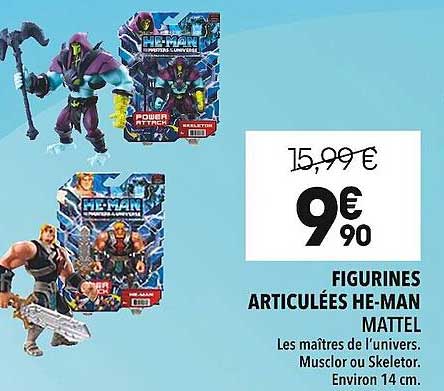 figurines articulées he-man mattel