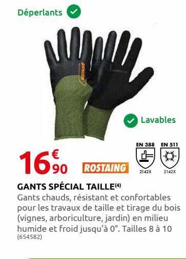 gants spécial taille rostaing