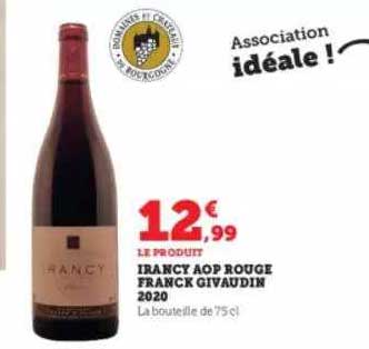 irancy aop rouge franck givaudin 2020