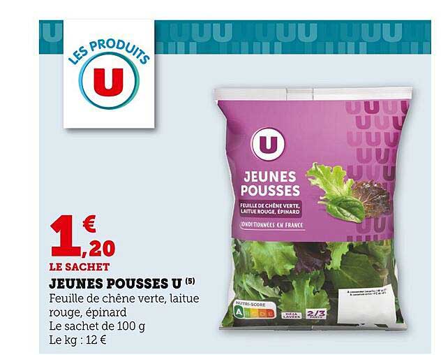 jeunes pousses u