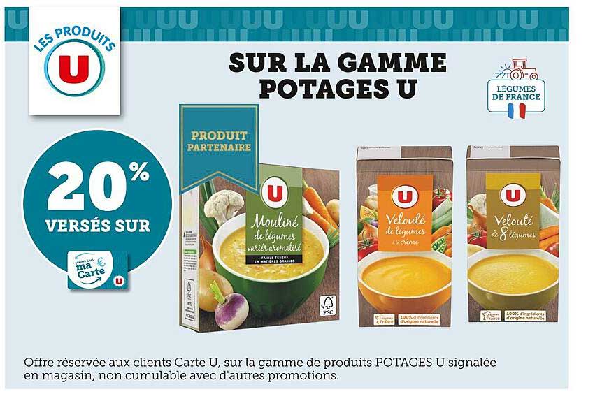 la gamme potages u