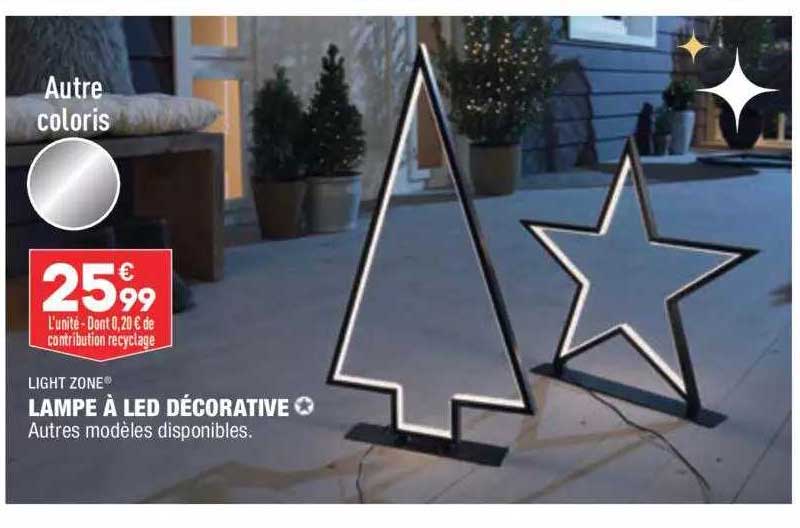 lampe à led décorative light zone