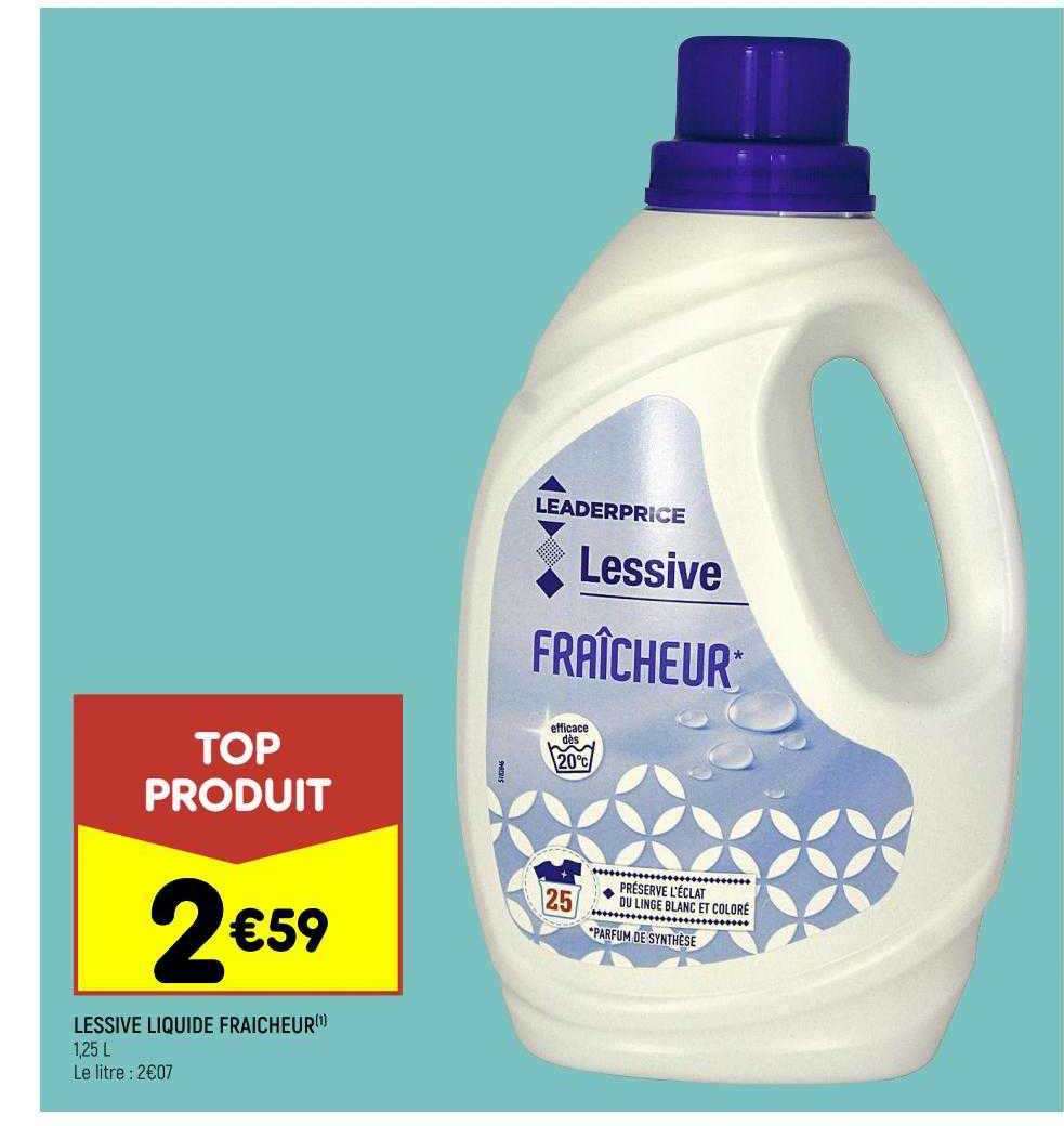 Lessive Liquide Fraîcheur