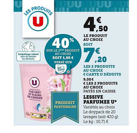 Lessive Parfumée U