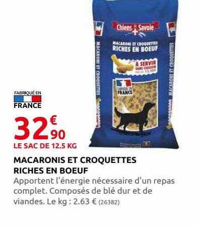 Macaronis Et Croquettes Riches En Bœuf