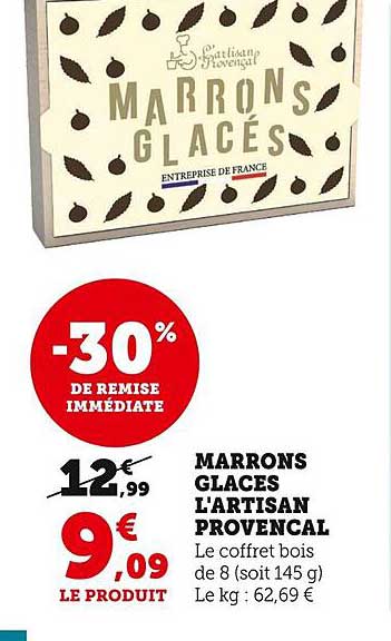 Marrons Glacés L'artisan Provençale