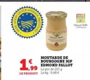 moutarde de bourgogne igp edmond fallot