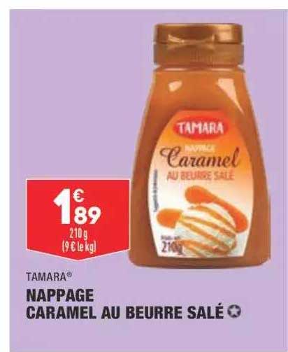 nappage caramel au beurre salé tamara