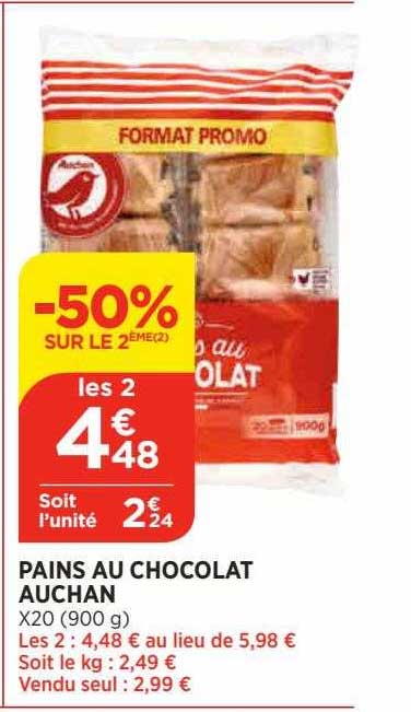 Pains Au Chocolat Auchan