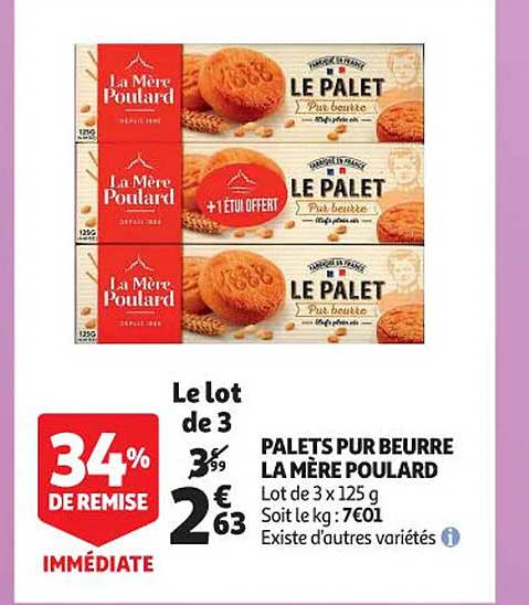 palets pur beurre la mère poulard