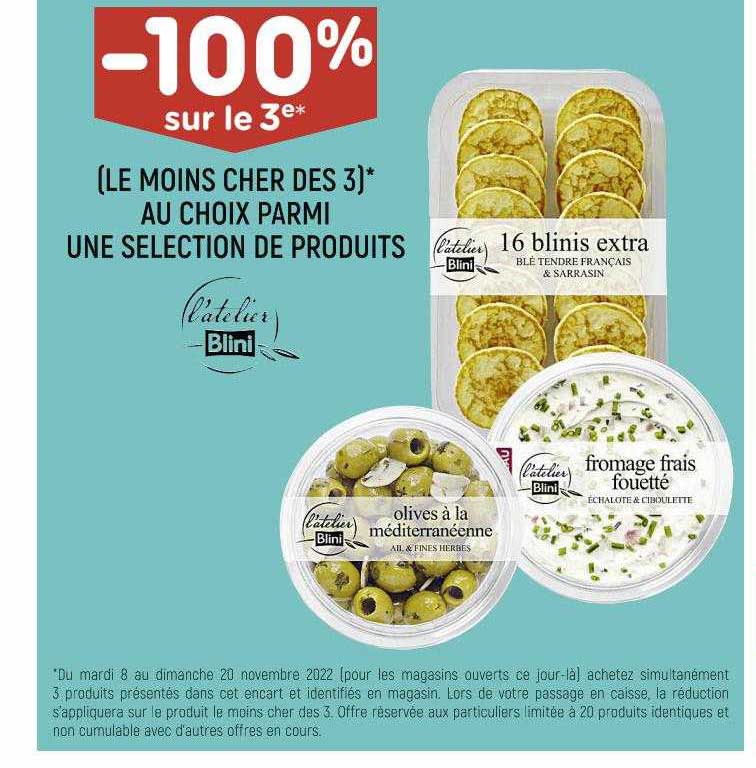 produits l'atelier blini