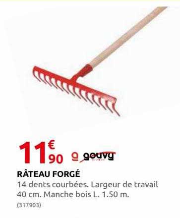 râteau forgé