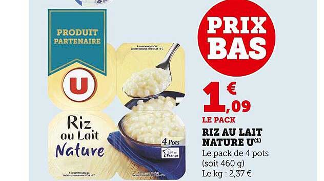Riz Au Lait Nature U
