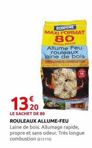 rouleaux allume-feu ecogene