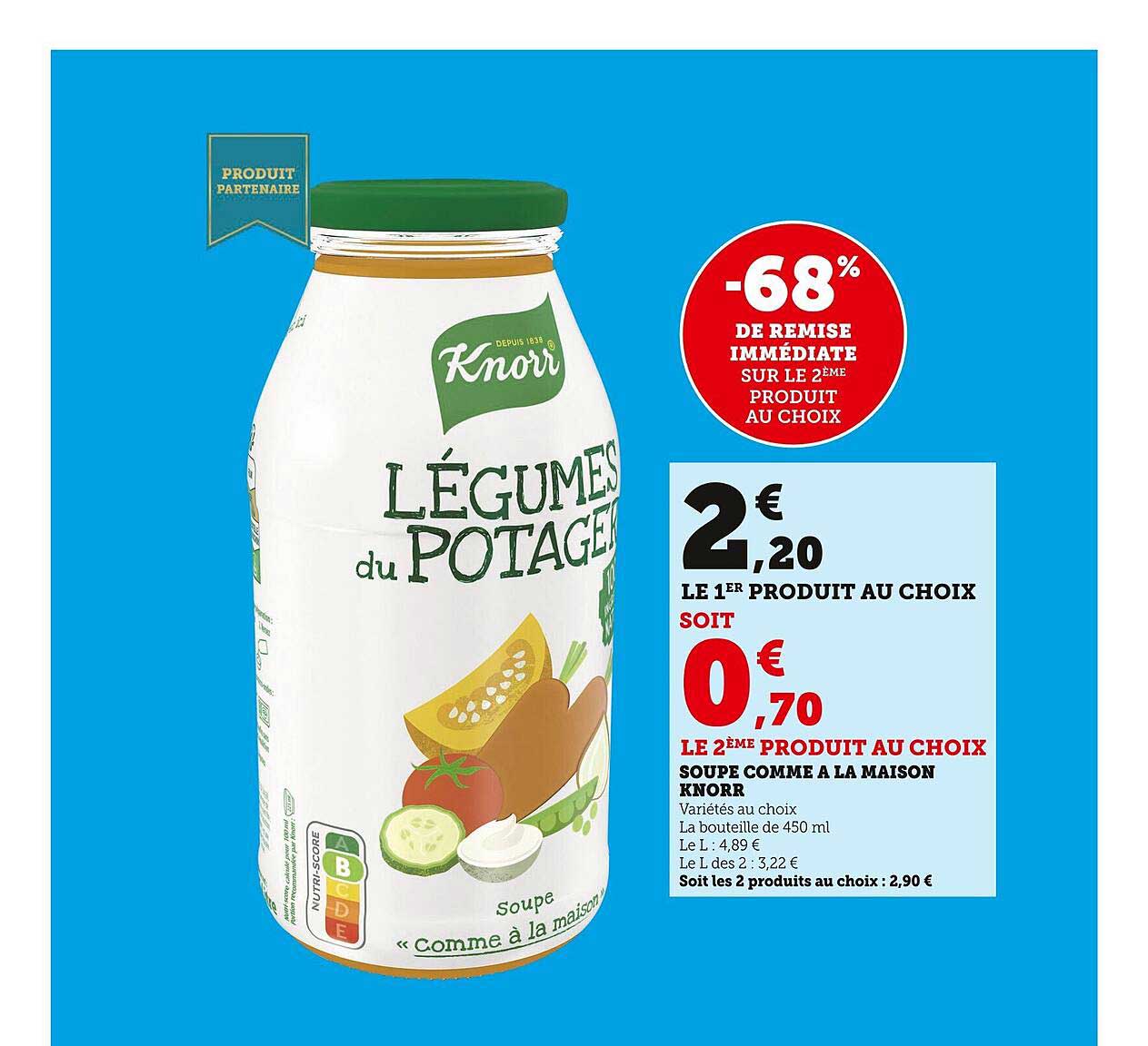 soupe comme à la maison knorr