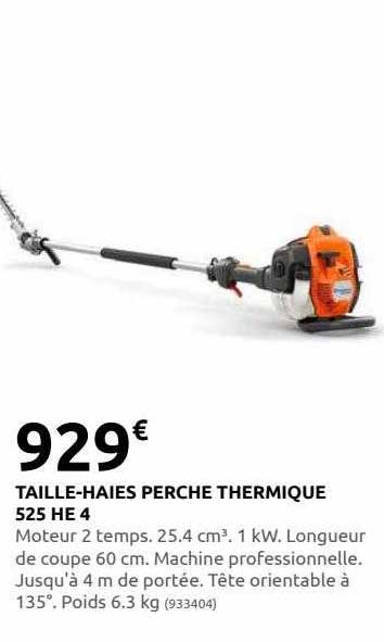 taille-haies perche thermique 525 he 4
