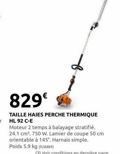 Taille Haies Perche Thermique Hl 92 C-e Stihl