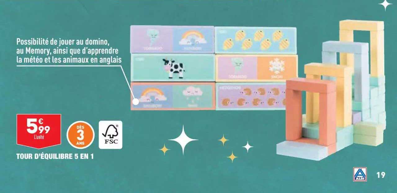 tour d'équilibre 5 en 1