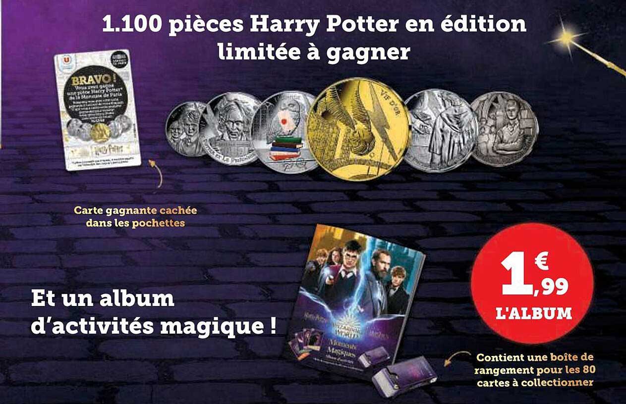 1.100 pièces harry potter en édition limitée à gagner