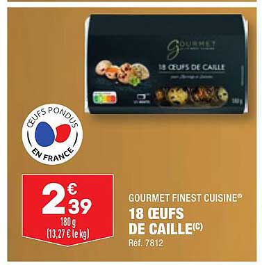 18 œufs de caille gourmet finest cuisine