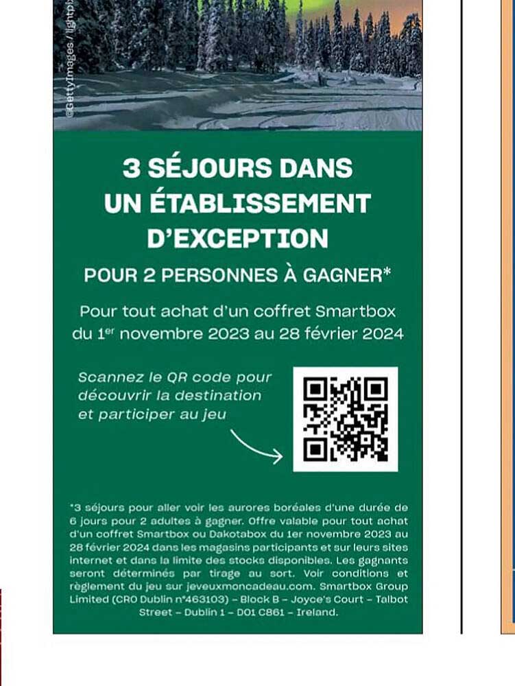 3 séjours dans un établissement d'exception