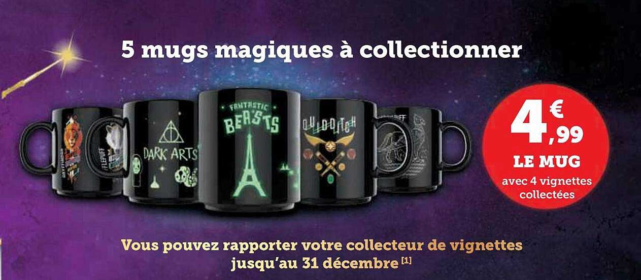 5 mugs magiques à collectionner