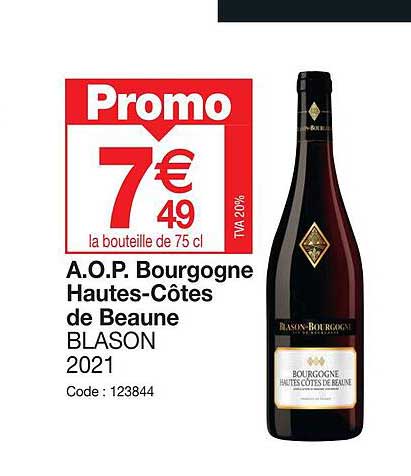 a.o.p. bourgogne hautes-côtes de beaune blason 2021