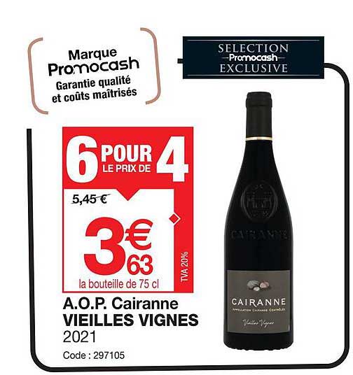a.o.p. cairanne vieilles vignes 2021