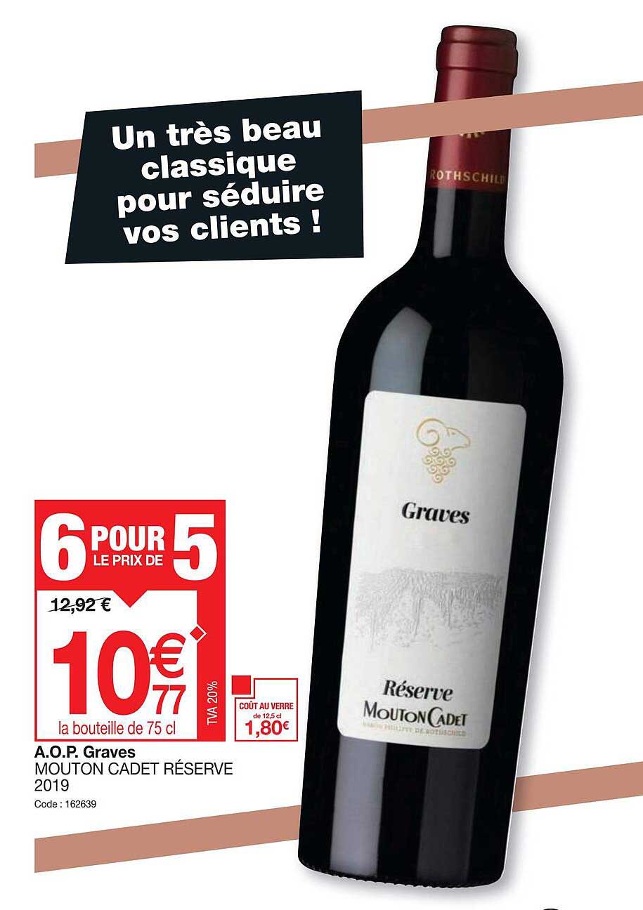 a.o.p. graves mouton cadet réserve 2019