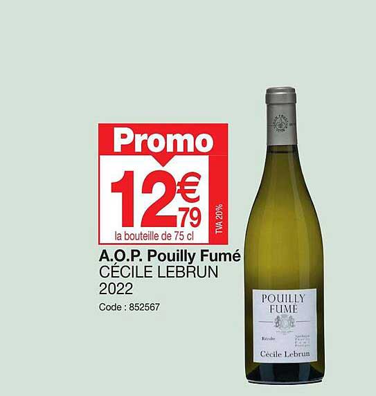a.o.p. pouilly fumé cécile lebrun 2022