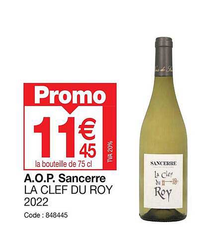 a.o.p. sancerre la clef du roy 2022