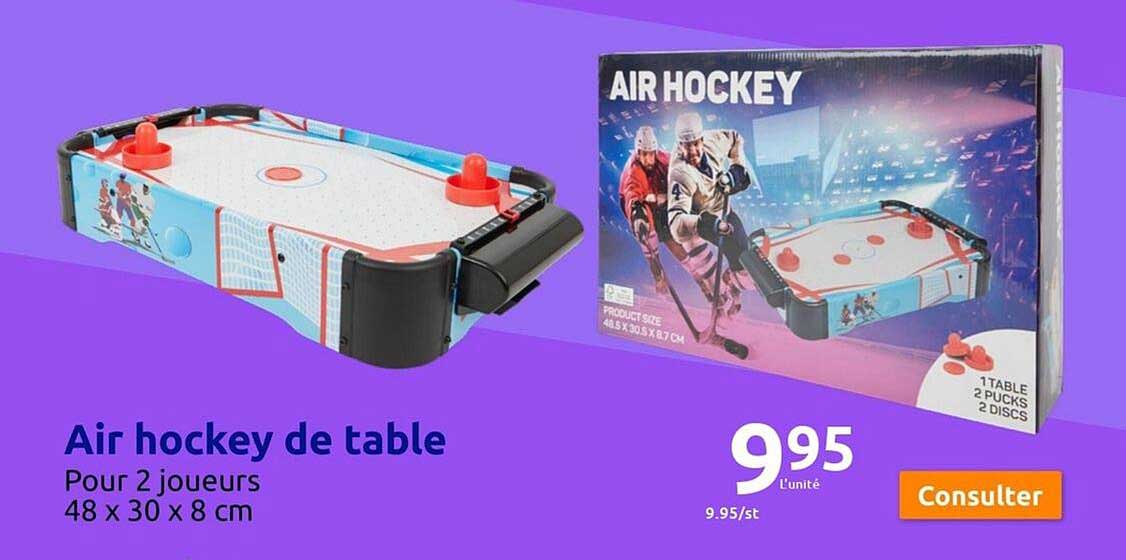 air hockey de table