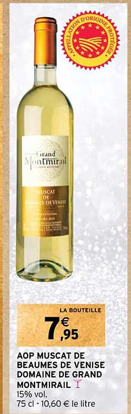 aop muscat de beaumes de venise domaine de grand montmirail