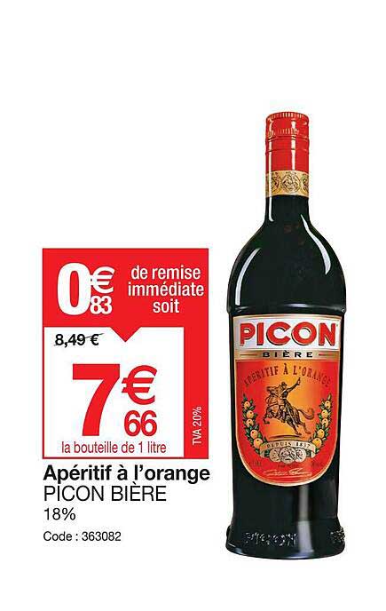 apéritif à l'orange picon bière
