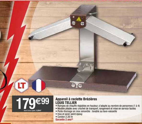 appareil à raclette brézières louis tellier