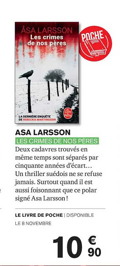 asa larsson - les crimes de nos pères