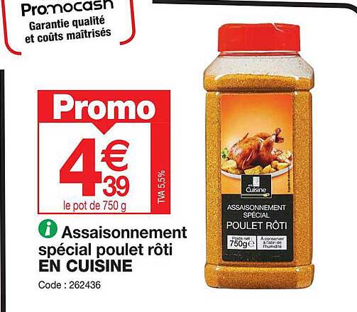 Assaisonnement Spécial Poulet Rôti En Cuisine