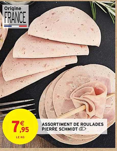 assortiment de roulades pierre schmidt