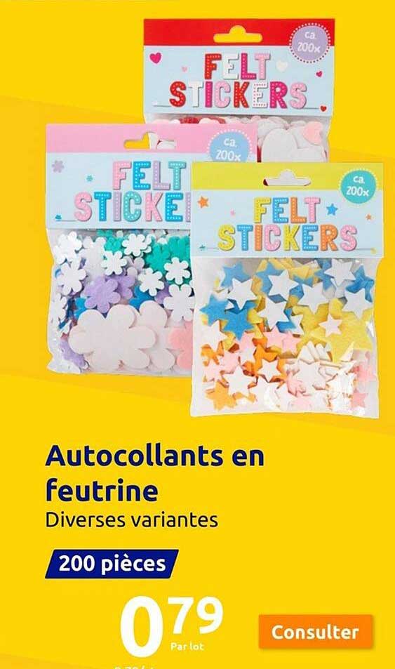 Autocollants En Feutrine