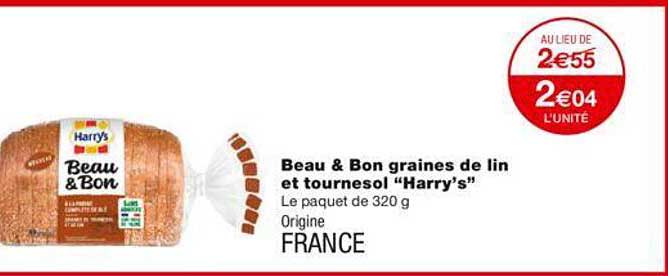 beau & bon graines de lin et tournesol "harry's"