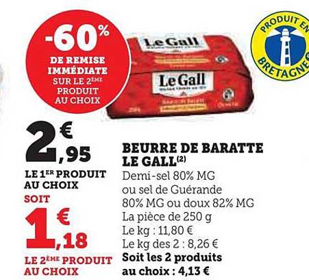 beurre de baratte le gall