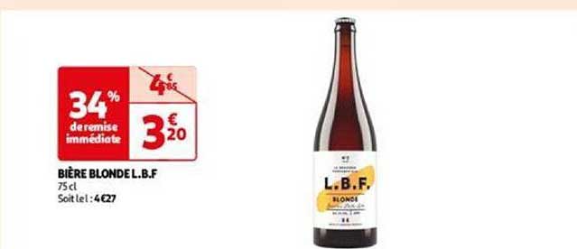 bière blodne l.b.f.