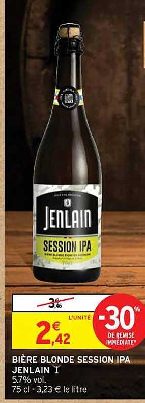 bière blonde session ipa jenlain