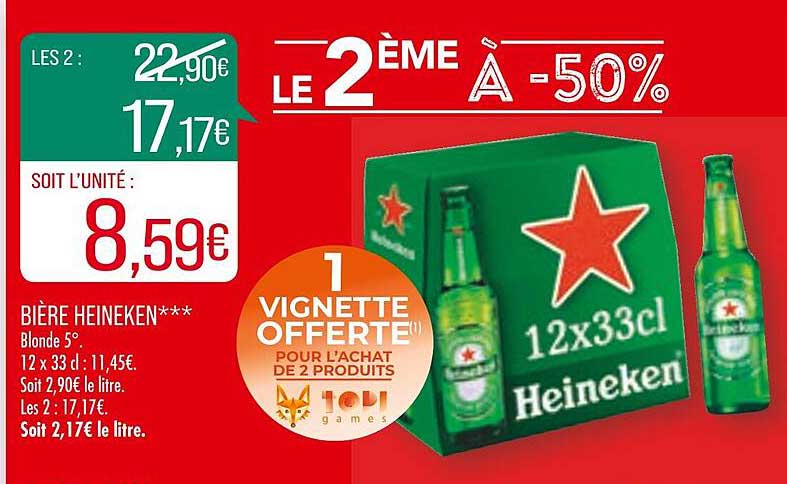Bière Heineken***