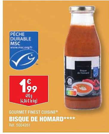 bisque de homard gourmet finest cuisine