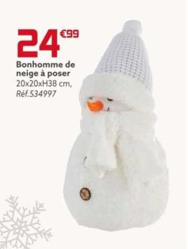 bonhomme de neige à poser