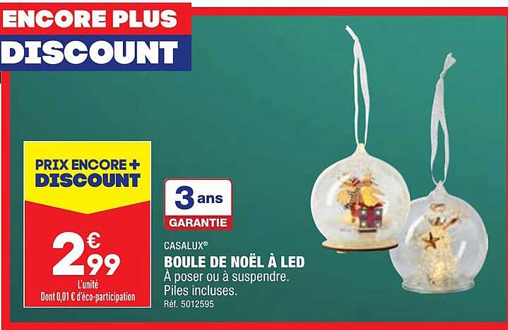 Boule De Noël à Led Casalux