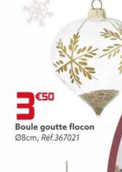 boule goutte flocon