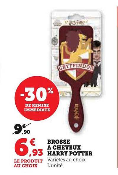 brosse à cheveux harry potter